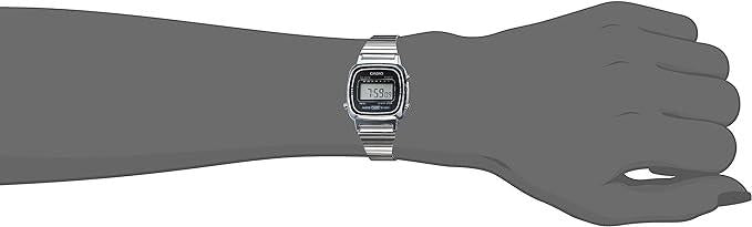Casio Women's Digital Stainless Steel Bracelet Watch - LA670W-1DF