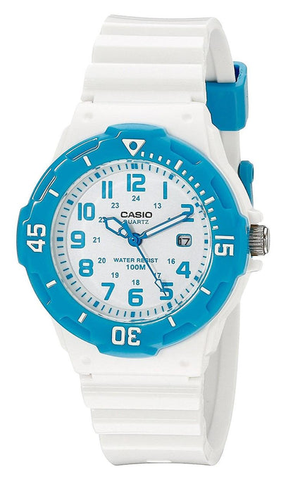 Casio Ladies Sports Dated Quartz Analogue Resin Rubber Strap Watch - LRW-200H Available Multiple Colour
