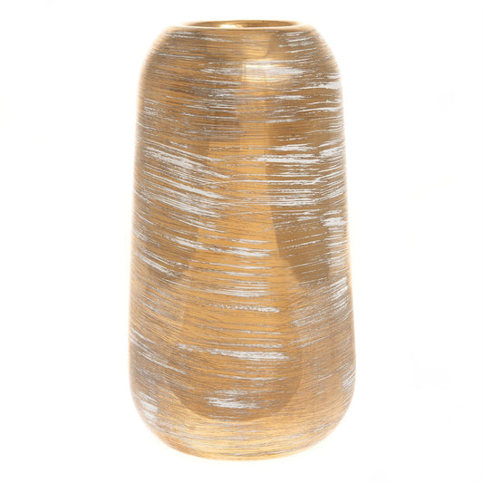 Hestia Gold Swirl Vase 24cm