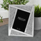 Hestia Mirror Glass Crystal Detail Photo Frame 4" x 6"