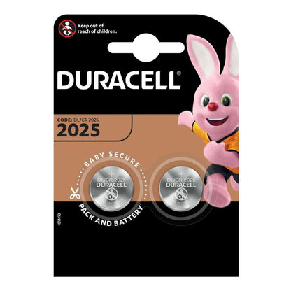 Duracell CR2025 3V Lithium - Pack of 2(Box of 10)