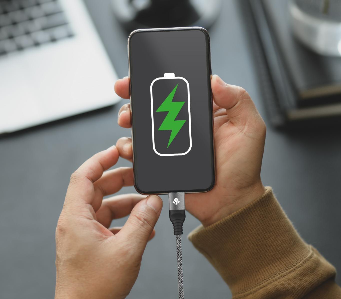 Fast Charging 60W WYEFLOW Aluminum Alloy Braided USB-C to USB-C Charging and Syncing Cable