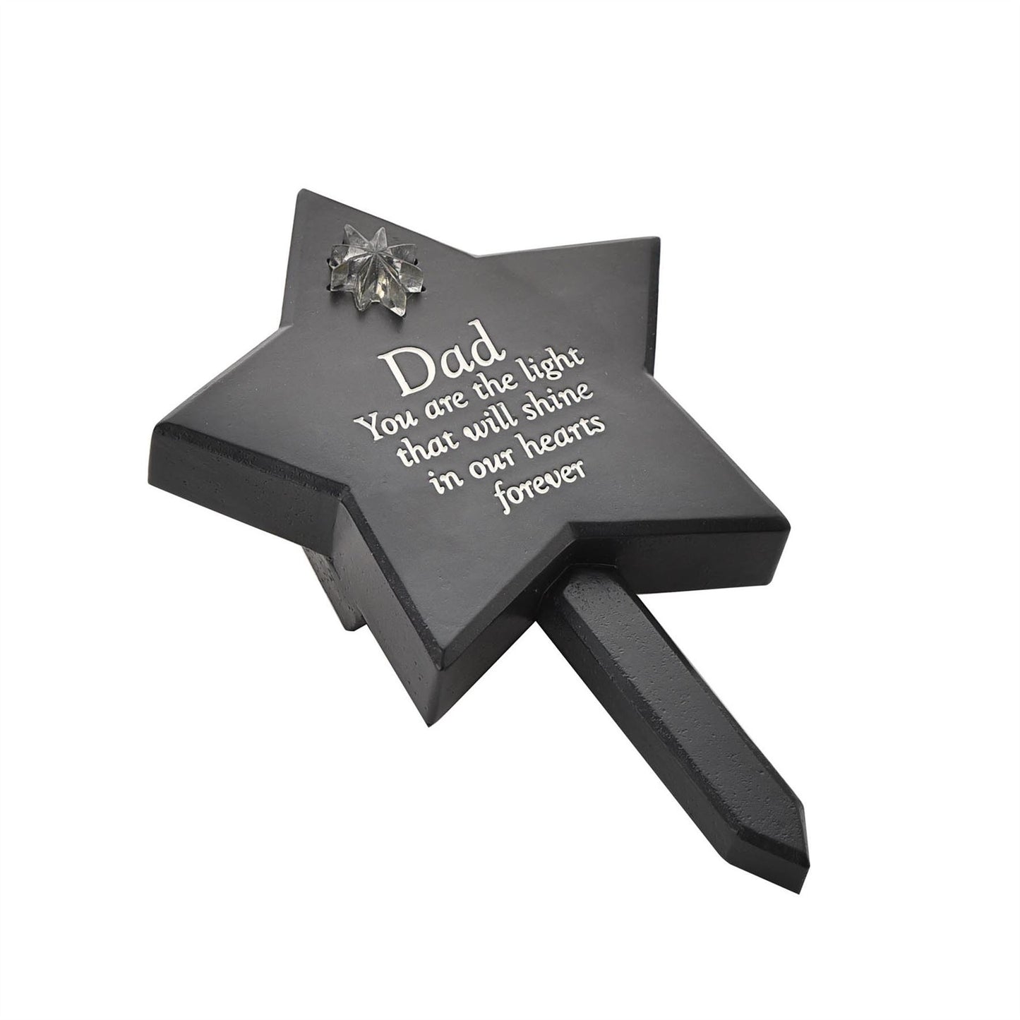 Memorial Solar Light Up Star Plaque - Dad