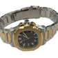 Christyan Arden Mens Fashion Square Dated Dial Analogue 2Tone/Gold Metal Bracelet Strap Watch