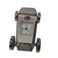 Miniature Clock Silver Plated Car Solid Brass IMP66 - CLEARANCE NEEDS RE-BATTERY