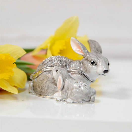 Treasured Trinkets - Rabbit with Baby