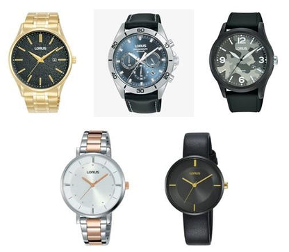 Starter Pack Mens Ladies Basic Quartz Chronograph Watches