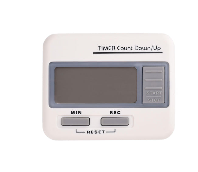 HOMETIME Digital Timer counts down and up Alarm Clocks - White 5383W