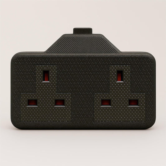 2 Gang Impact Resistant Extension Socket