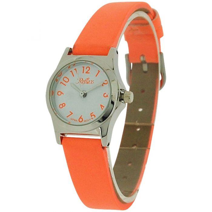 Reflex Girls Ladies White Dial Leather Strap Available Multiple Colour Strap Watch  Models May Vary - CLEARANCE NEEDS RE-BATTERY
