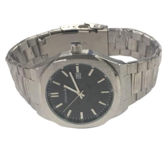 Christyan Arden Mens Fashion Octagon Dated Dial Analogue Metal Bracelet Strap Watch Available Multiple Color