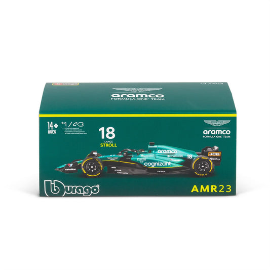 1:43 F1 Aston Martin 2023 Amr23 With Helmet Stroll - Diecast Model car Collectables