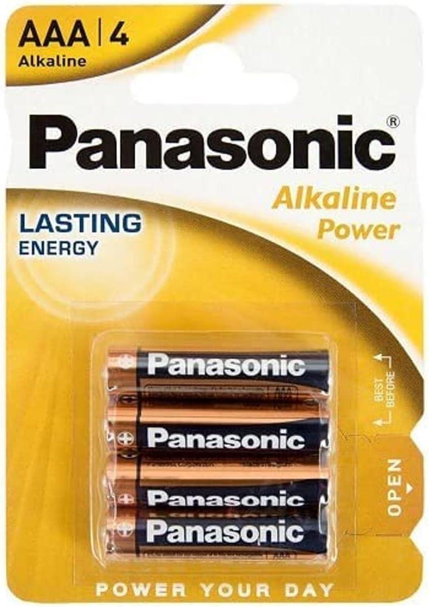 Panasonic AAA Alkaline Battery Pack of 4