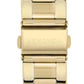 Sekonda Mens Fashion Dated Blue Dial Gold PVD Stainless Steel Bracelet Watch