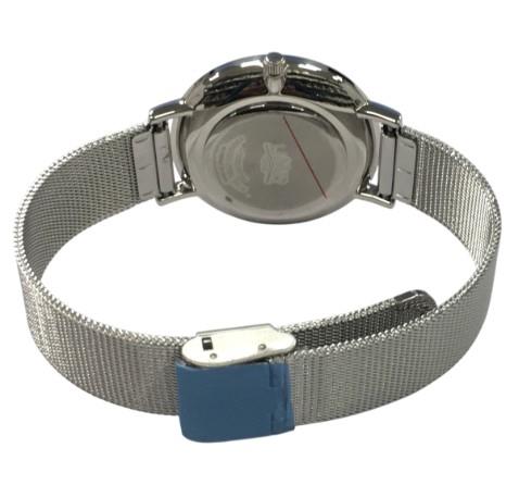 Limit Ladies Bling Fashion White Dial Silver Plated Mesh Bracelet Watch 60136