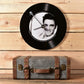 Hometime Elvis Iconic Collection Glass Wall Clock 38 cm