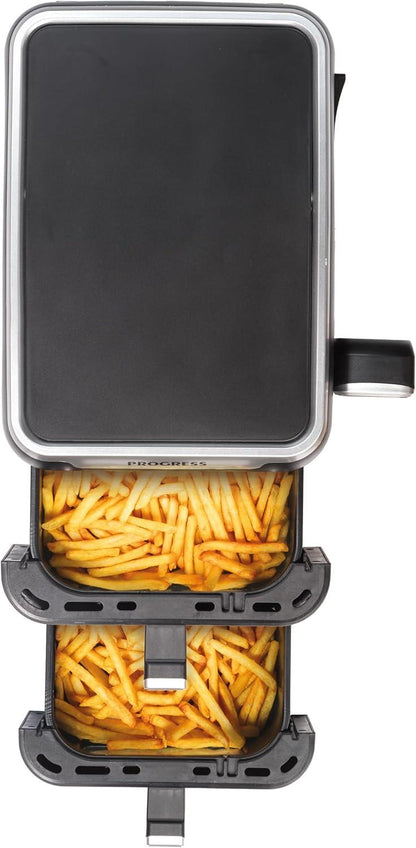 Progress Dual Tier 9L Air Fryer 2400W