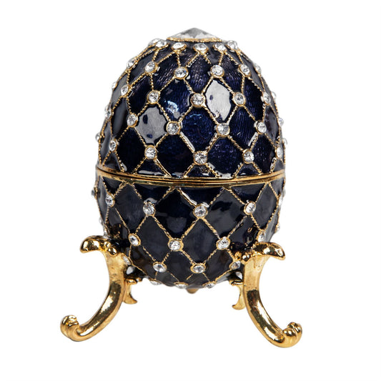 Treasured Trinkets - Large Egg Blue