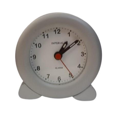 Imperial Mini Travel Alarm Clock Silver IMP605S