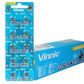 Vinnic L621 AG1 Watch Battery Box of 10 (100 Batteries)