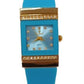 Clasico Ladies Bling Water Resistant Square Dial Rubber Strap Watch Available Multiple colour