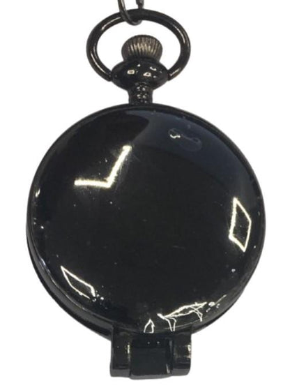 Mens & Ladies Mechanical Hand Winding Half Hunter Steampunk Gun Pocket Watch