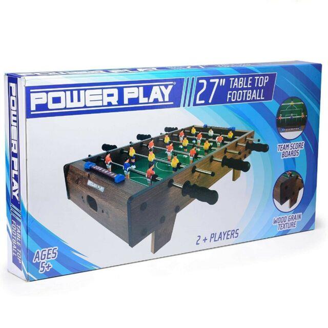 Power Play Table Top Football Game, Wooden Outdoor Indoor Game for Kids and Adults, Small 20"