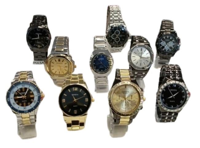 Clearance Mens 10 LOOSE Bracelet Watches Assorted Designs & Colours