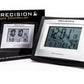 Precision Radio Controlled Wall Desk Clock, Day/date, Temperature Digital Display Alarm Clock AP046