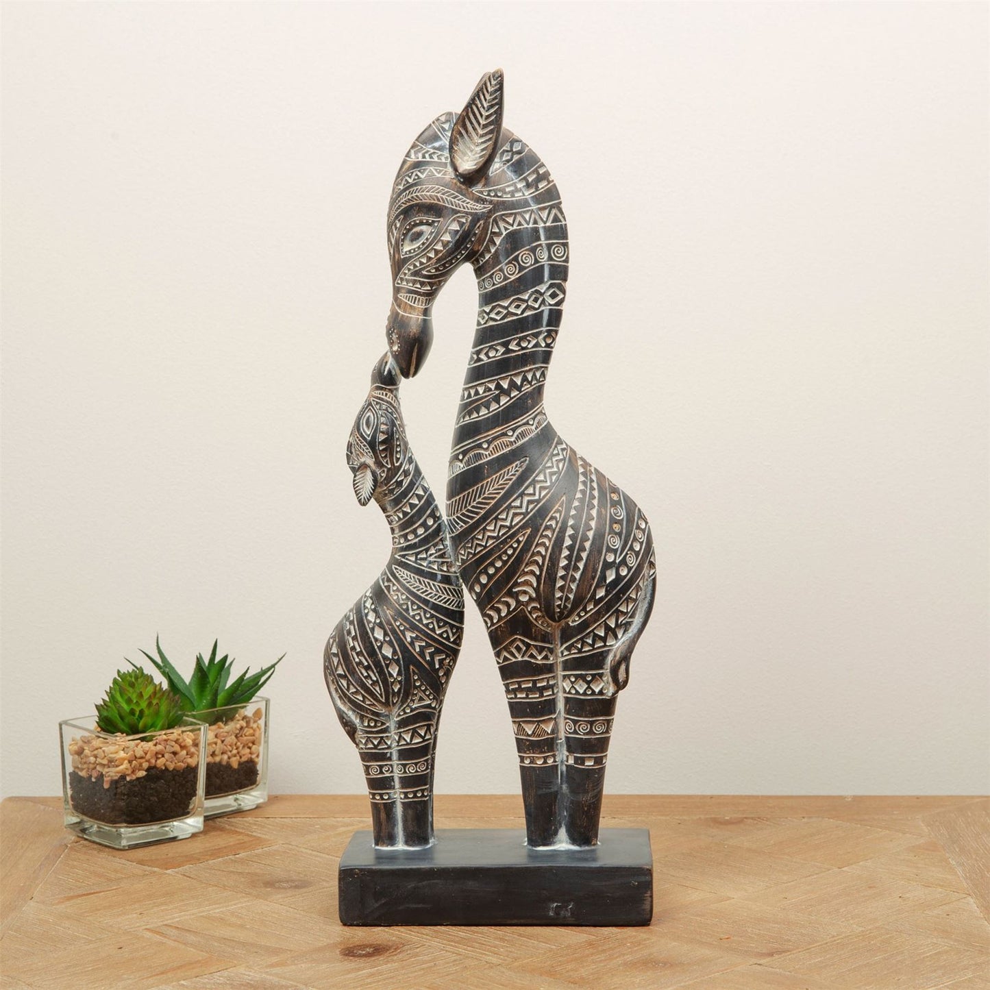 Zebra Figurine - Mother and Foal 34.5cm