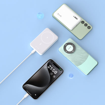 Wye Magnetic Wireless Power Bank White