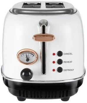 Tower Bottega 2 Slice Toaster Rose Gold Stainless Steel 810w T20016W