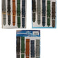 1555.05 2X Extra Long Mix Colour Leather Watch Straps Pack of 5 AVailable From 18MM - 22MM