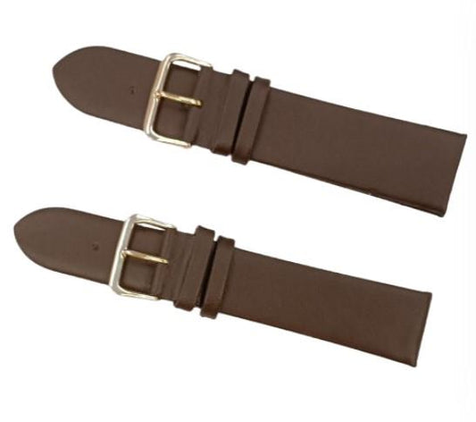 Genuine Dark Brown Leather Watch Straps Avilable Size 20mm-22mm