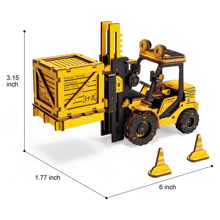 ROBOTIME ROKR Forklift Puzzle Building Toy