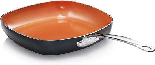 GOTHAM STEEL Tri-Ceramal 25cm Square Shallow Pan