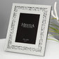 Hestia Mirror Glass with Crystal Egde Photo Frame 5" x 7"