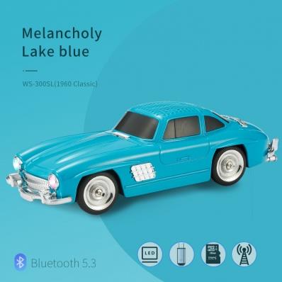 WSTER 1960 Classic Car Speaker with Bluetooth & FM Radio