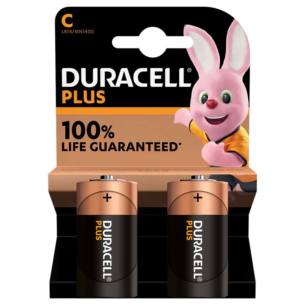 Duracell C Size Plus Power +100% - Pack of 2