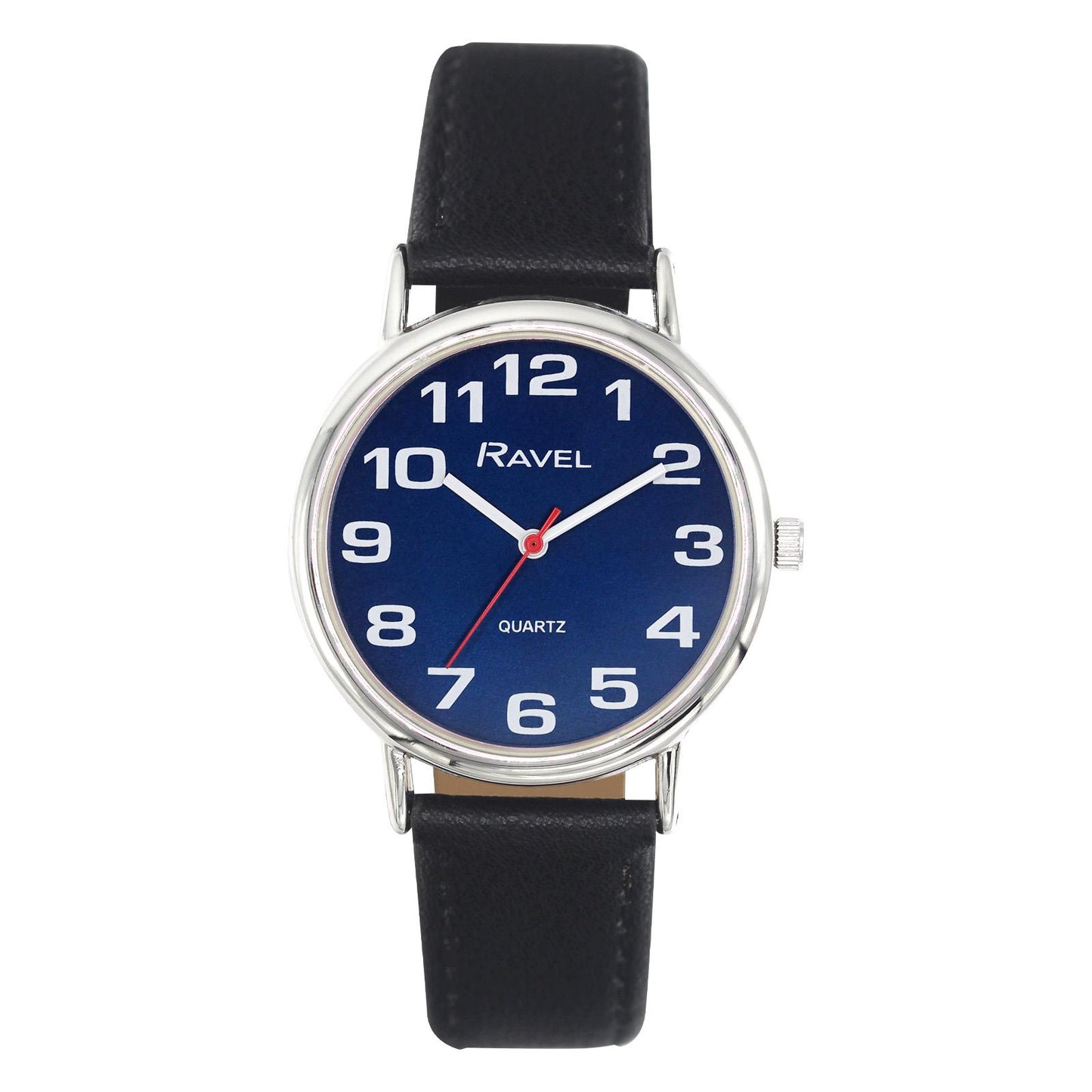 Ravel Ladies Classic Dial Leather Strap Watch R0105 Available Multiple Colour