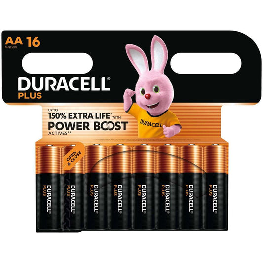 Duracell AA Plus Power - Pack of 16 (Box of 10)