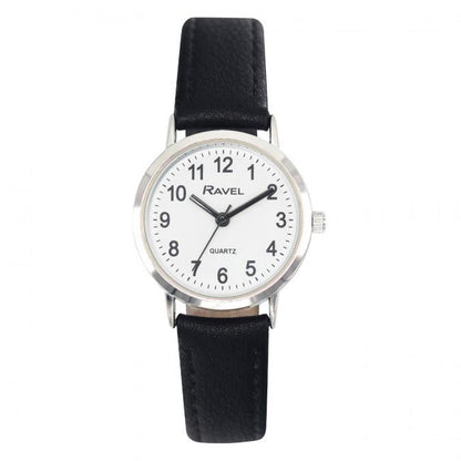 Ravel Ladies Basic Fox Leather Strap Watch R0129L Available Multiple Colour