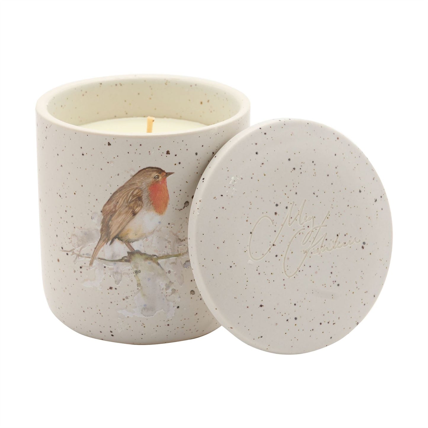 Meg Hawkins Ceramic Vessel Candle Robin 250g