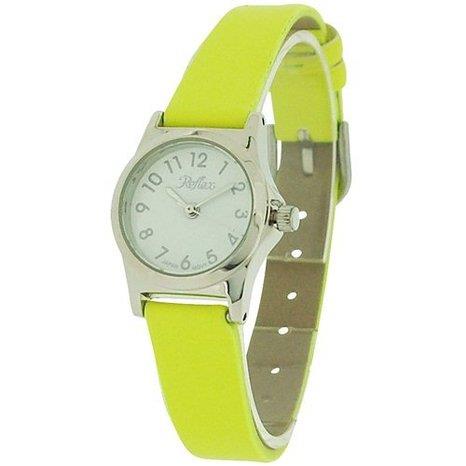 Reflex Girls Ladies White Dial Leather Strap Available Multiple Colour Strap Watch  Models May Vary - CLEARANCE NEEDS RE-BATTERY