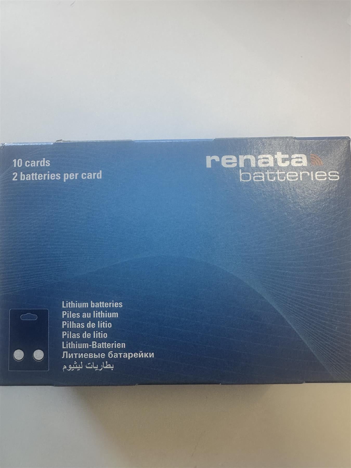 Renata Lithium Batteries CR2430 Pack 20