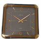 Amplus 12" square Gold Wall Clock PW136 Available Multiple Colour