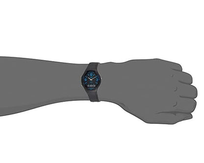 Casio Mens Dual Digital Time Black Rubber Strap Watch - AW-90H Available Multiple Color