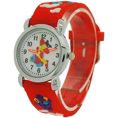Relda Children's Boys / Girls Analogue 3D Silicone Strap Watch REL4 Available Multiple Colour