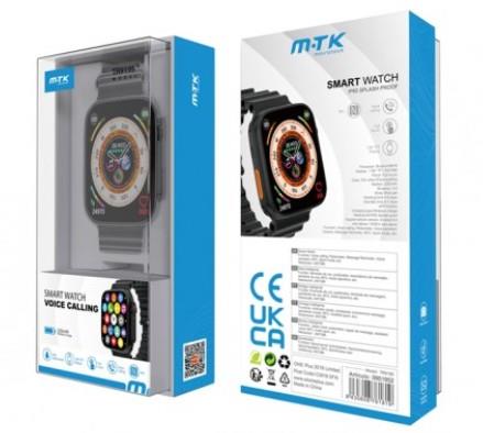 M.TK Blue tooth voice calling, Touch Screen with IP65 Splash waterproof Smart Watch Available Multiple Color