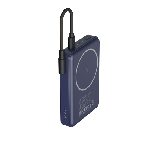WyeFlux 10K Magnetic Power Bank PB71 With Detachable Cable